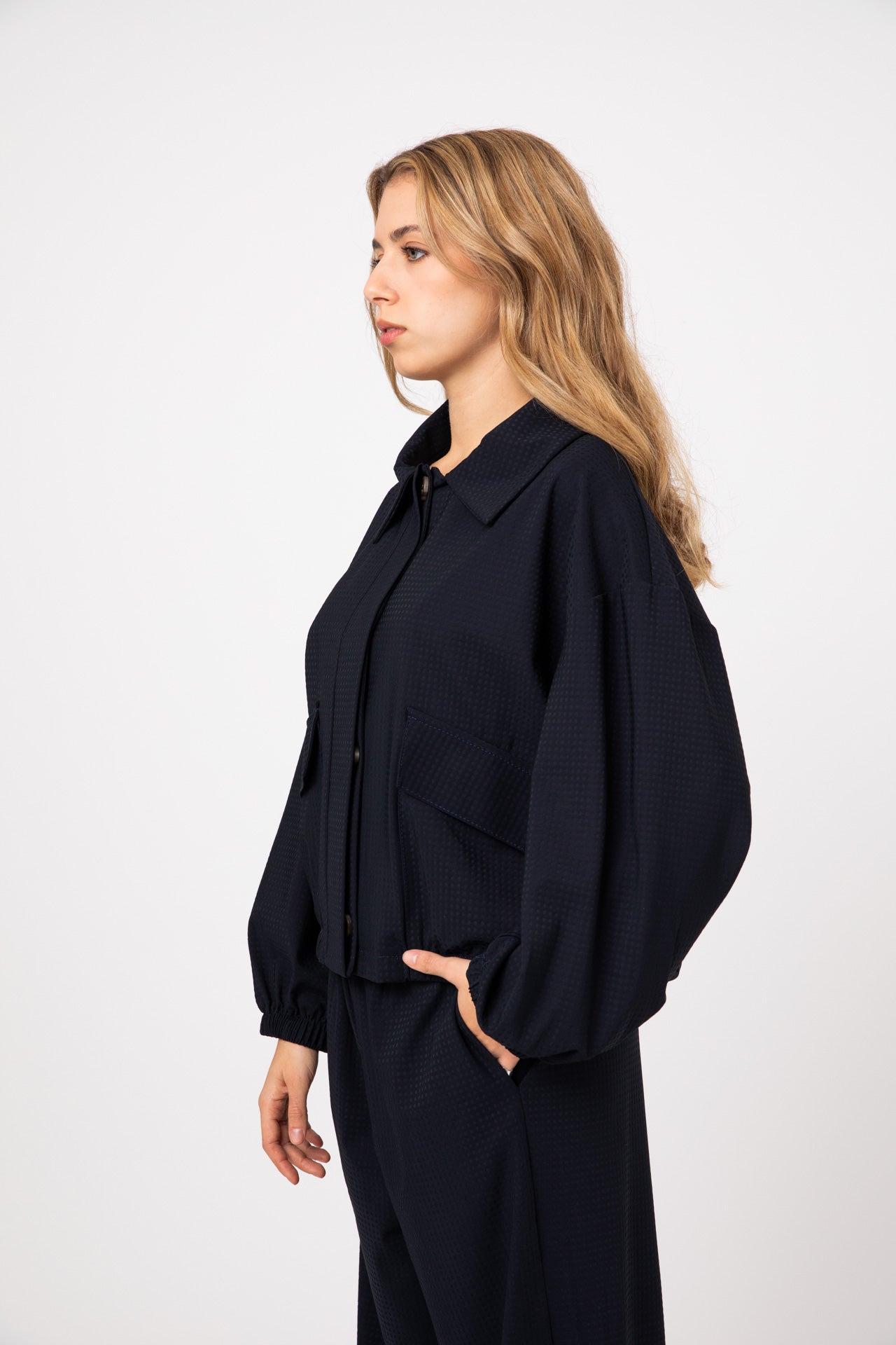 Black Soft Lycra Jacket- ERO
