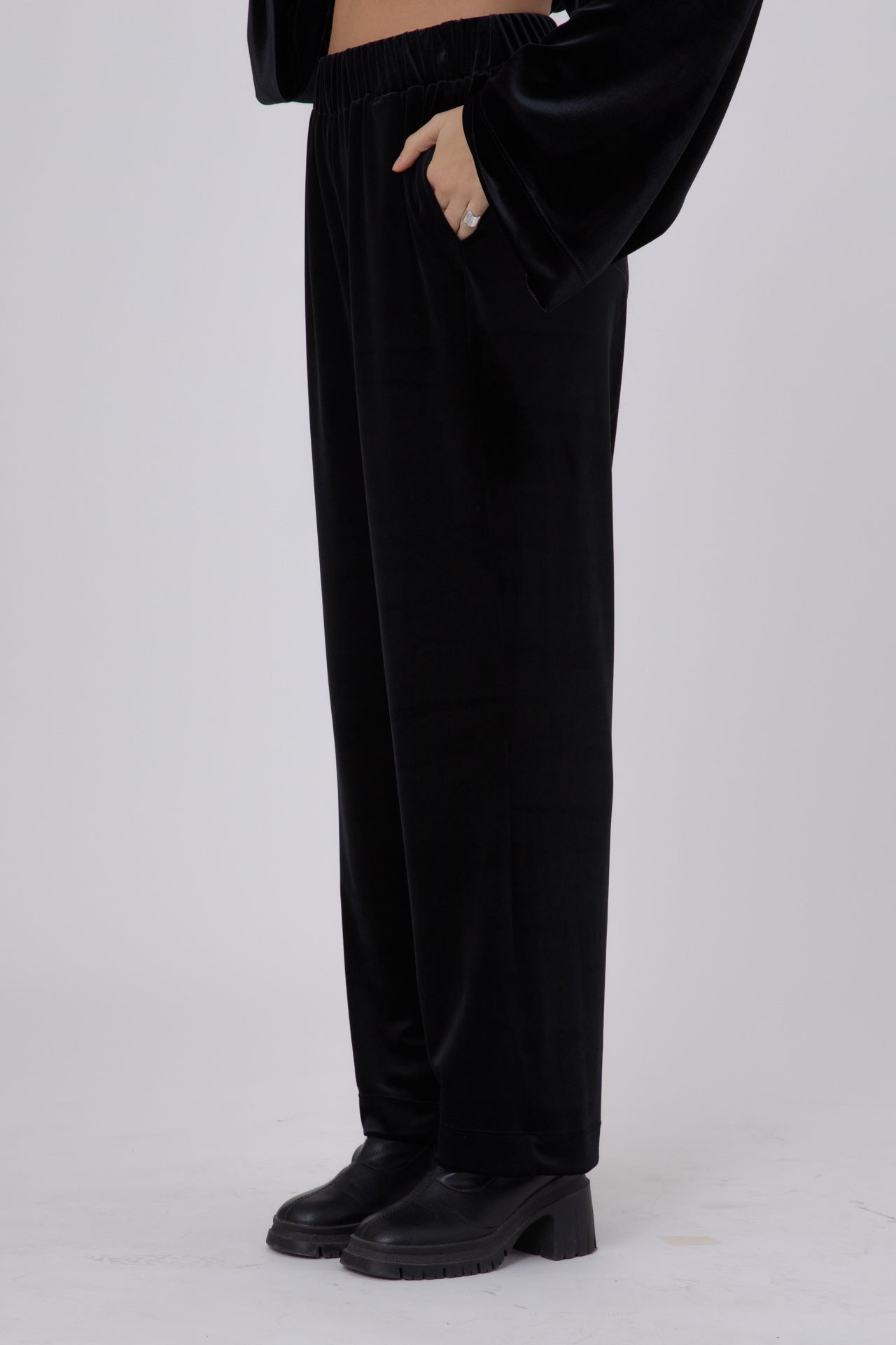 Soft Japanese black pants- Ava