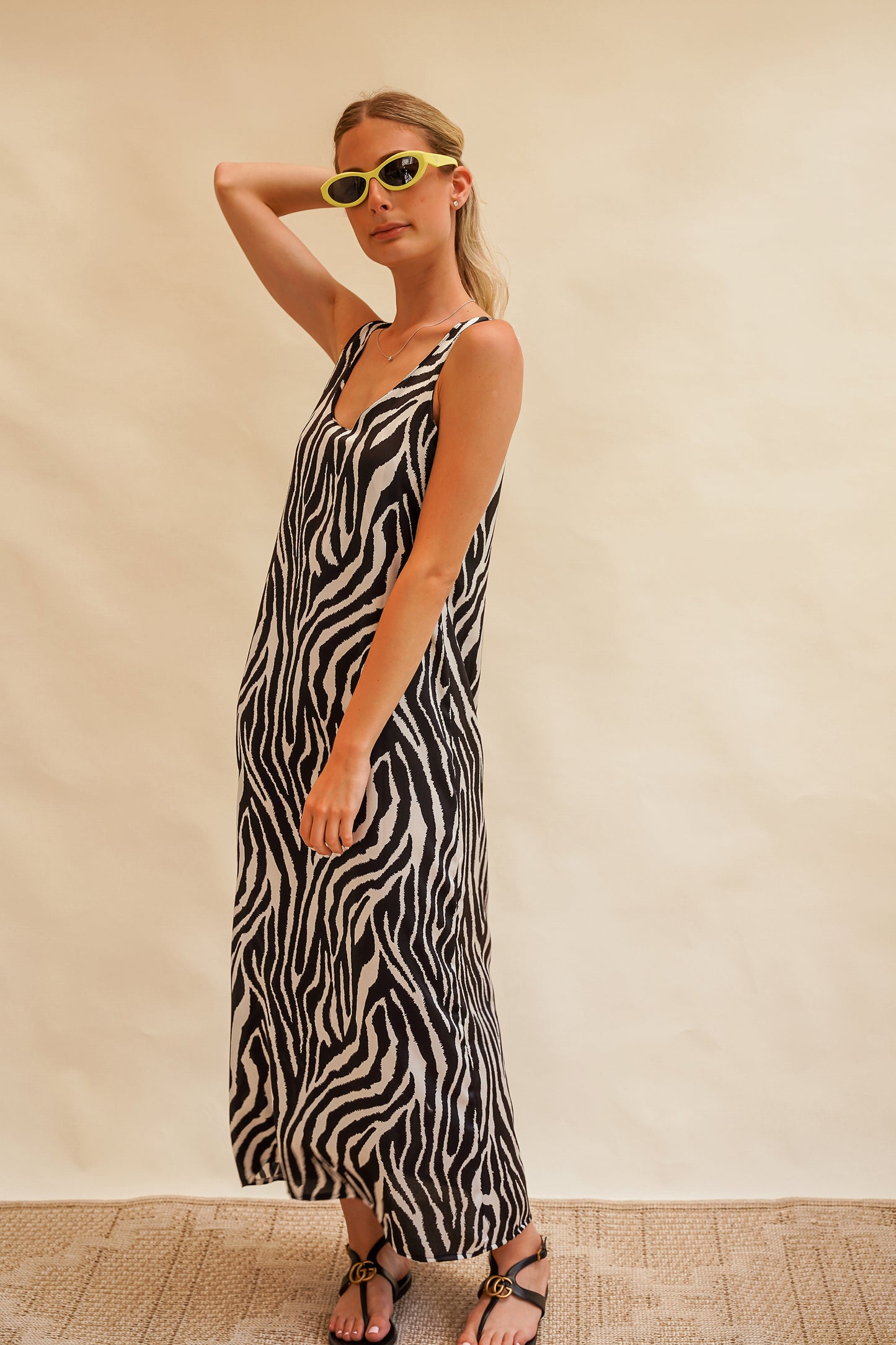 Zebra Bobi long dress