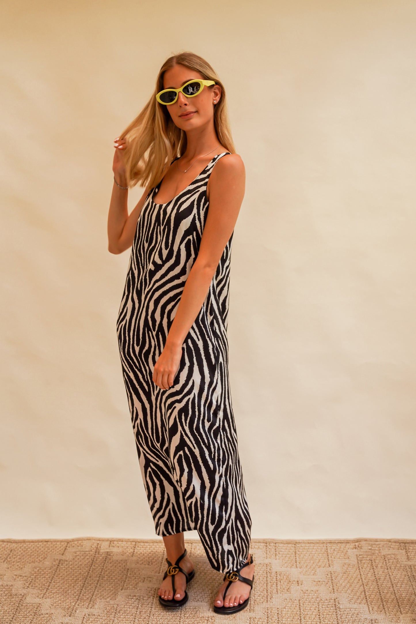 Zebra Bobi long dress